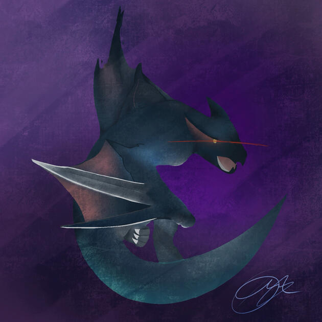 Nargacuga from Monster Hunuter Nargacuga from Monster Hunuter